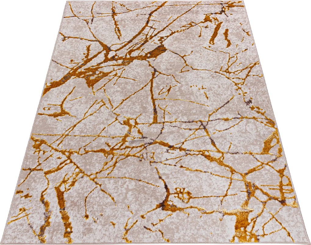TA Koberec E365A COKME_BEIGE PES_GOLD PALERMO Rozmer: 200x300 cm