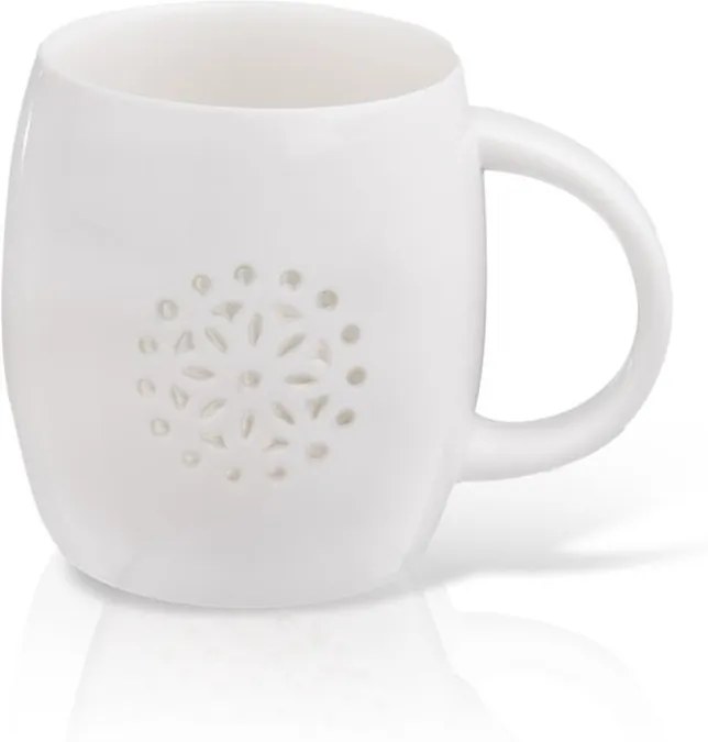 Orion Porcelánový hrnček Light, kvetinka, 500 ml