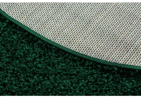 Okrúhly koberec SOFFI shaggy 5cm zelená Veľkosť: 160cm - kruh