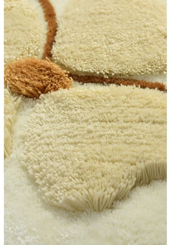 Hnedo-krémové kúpeľňové predložky v súprave 2 ks 60x100 cm Kırcicegi – Foutastic