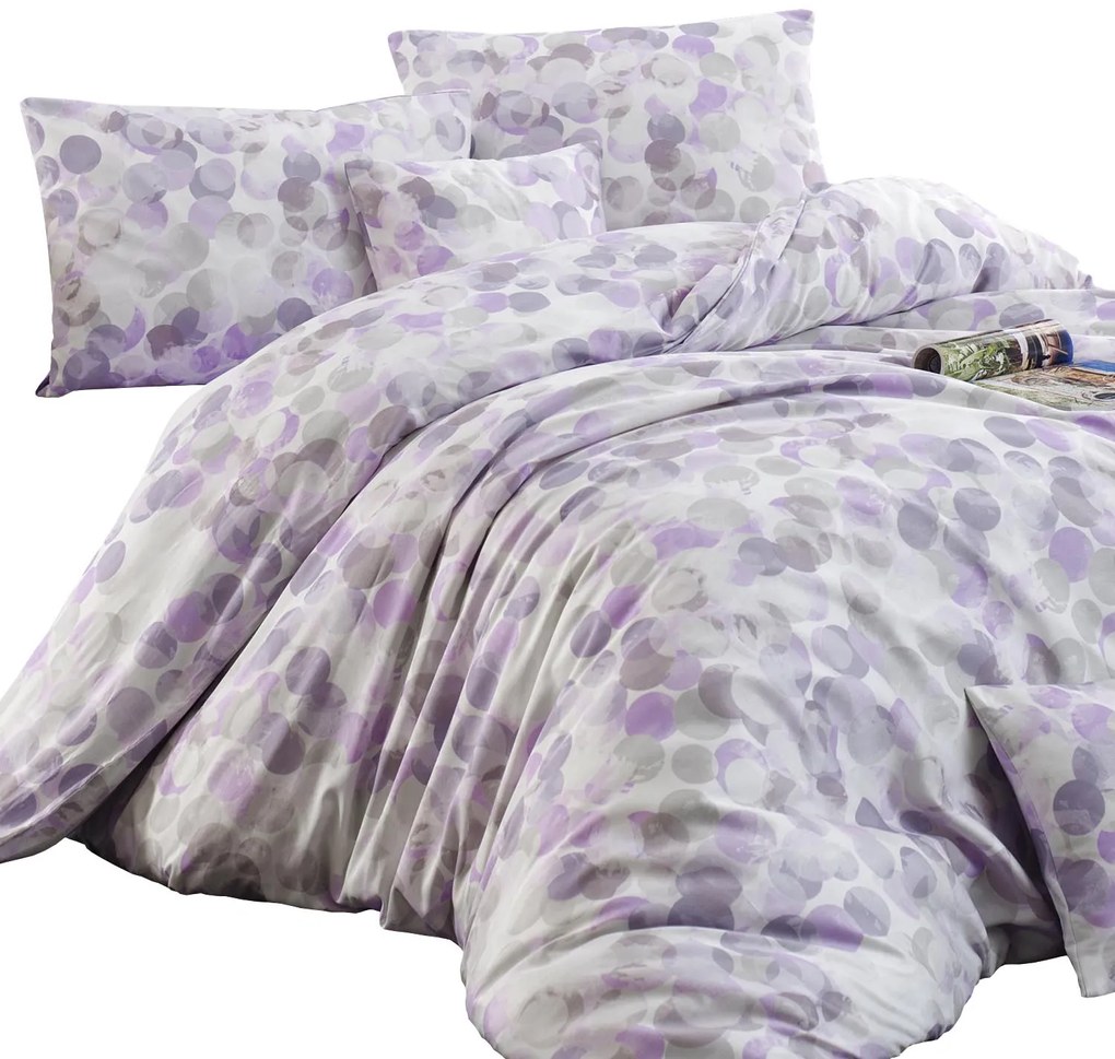SATÉNOVÉ OBLIEČKY MARISA EXCLUSIVE 200X220 CM, 2KS 70X80 CM VZOROVANÉ