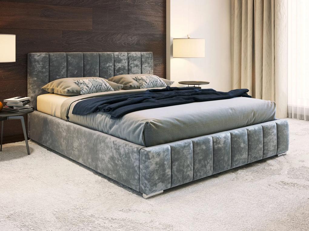 PROXIMA.store - Čalúnená posteľ ALICANTE ROZMER: Pre matrac 140 x 200 cm