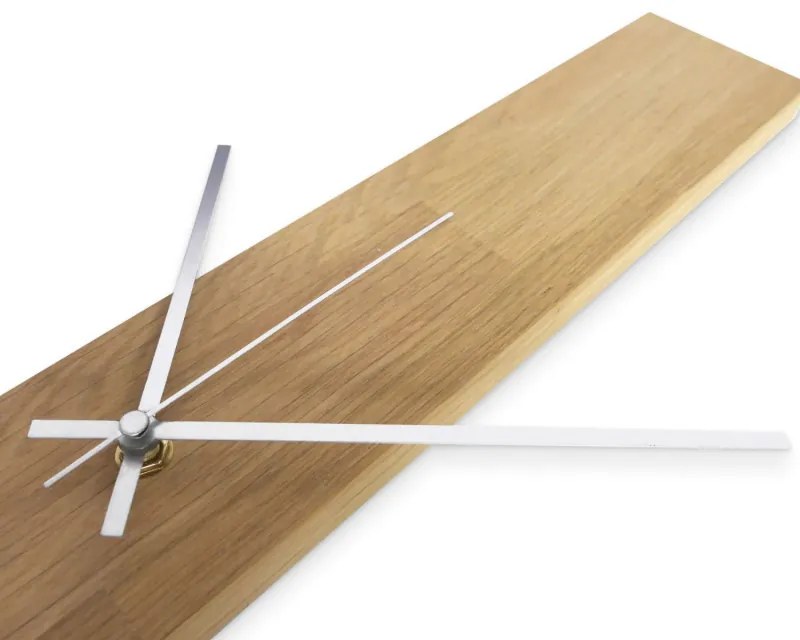 Minimalistické drevené nástenné hodiny v prírodnom I SENTOP MAS019-OSMO-3041