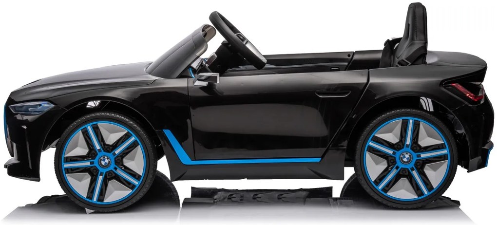 Detské elektrické autíčko na diaľkové ovládanie BestBerg BBCC-20B - BMW i4 / od 3 rokov / nosnosť 30 kg / čierne