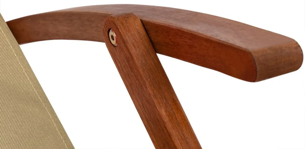 Záhradné lehátko SIENA, 65x87x102cm, bežová Jurhan