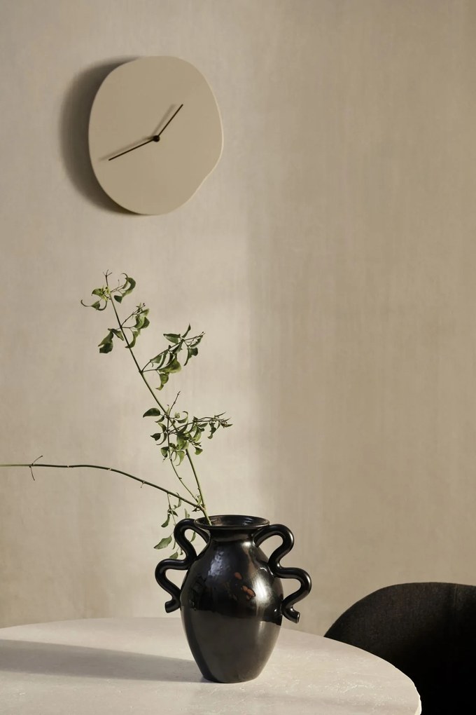 Ferm Living Nástenné hodiny Melt Cashmere