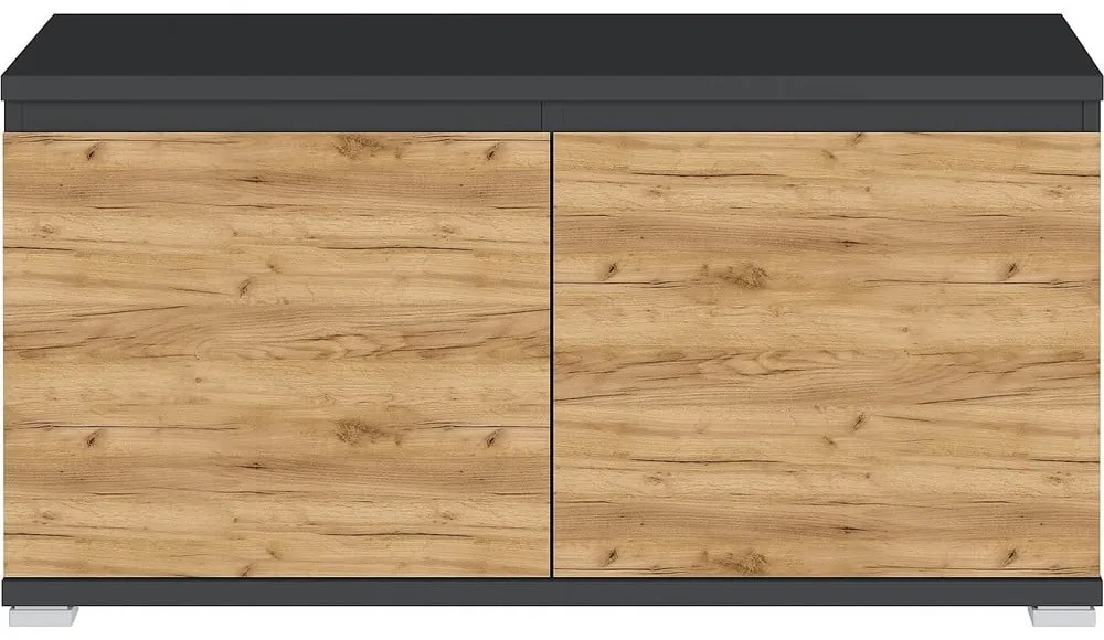 Skrinka na topánky v dekore duba s lavicou Lissabon - Germania
