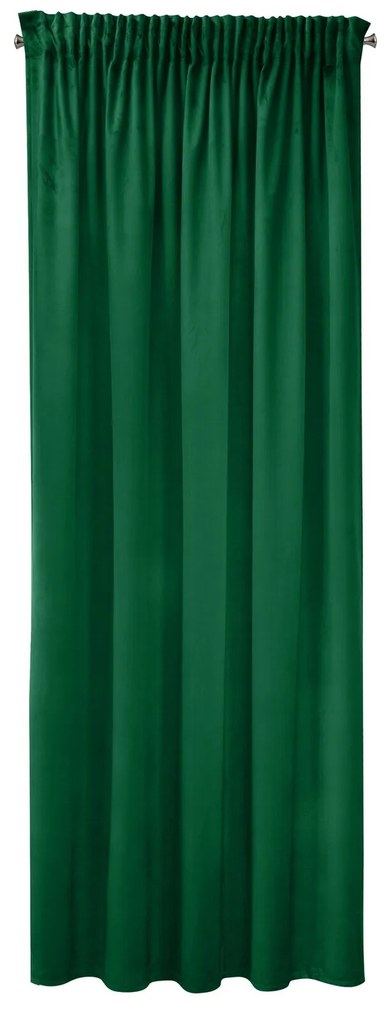 ZATEMŇOVACÍ ZÁVES NA PÁSKE PIERRE CARDIN SIBEL 140X270 CM TMAVOZELENÁ