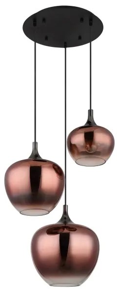 Globo 15548-3HG - Luster na lanku MAXY 3xE27/40W/230V medená