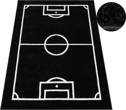 Koberec Lima 6333B čierny / biely