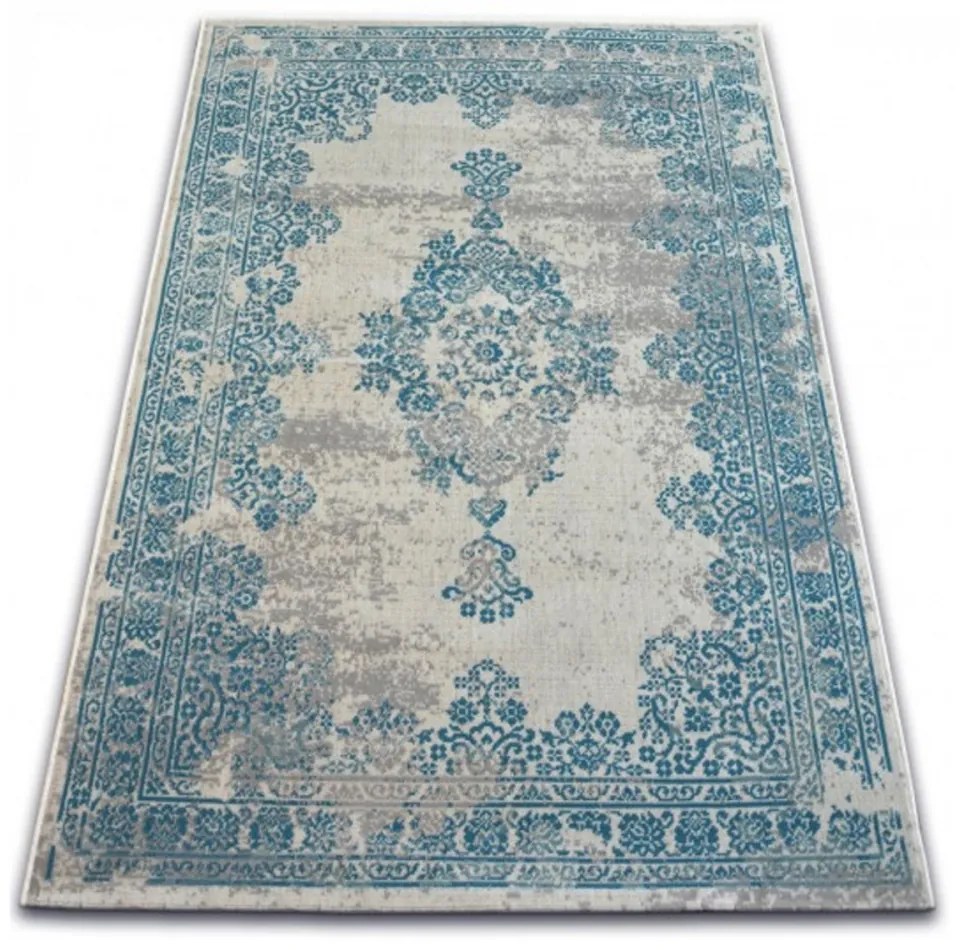 Kusový koberec PP Vintage tyrkysový, Velikosti 80x150cm