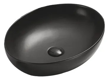 Mexen Jowita, umývadlo na dosku 52 x 39 cm, čierna matná, 21355285