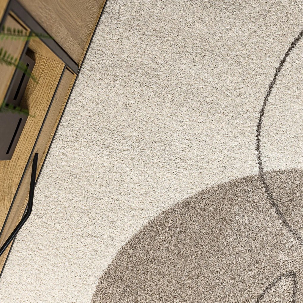 Kusový koberec Fusion 8299 cream/beige, 160x220, biela, kancelária, Dywany Łuszczów