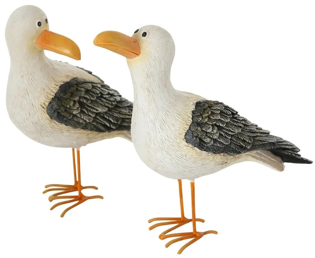 Záhradná figúrka z polyresinu Leni, sada 2ks, 15 cm, viacfarebná