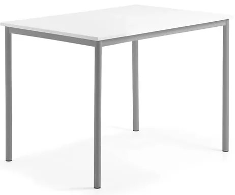 Stôl BORÅS, 1200x800x900 mm, whiteboard doska, strieborná