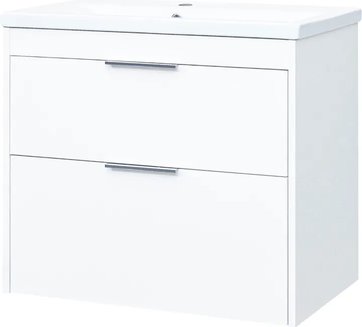 Mereo, Mereo Vigo, kúpeľňová skrinka s keramickým umývadlom 81 cm, biela, MER-CN312