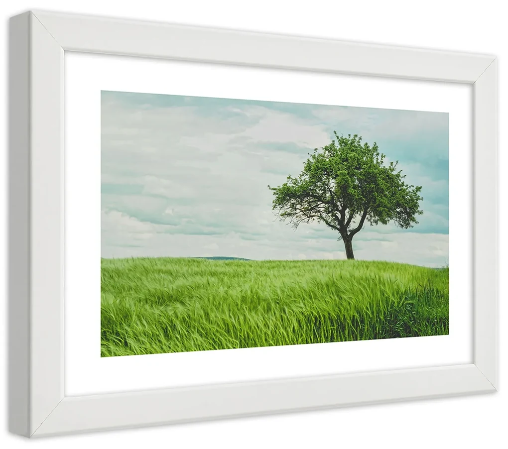 Gario Plagát Strom v poli Farba rámu: Bez rámu, Rozmery: 60 x 40 cm