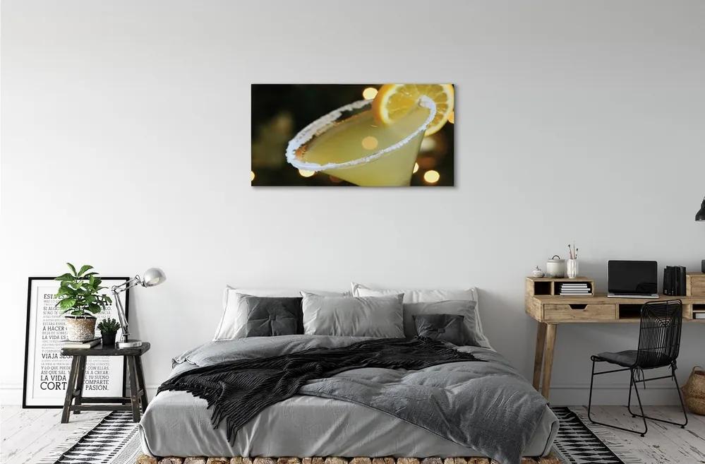 Obraz canvas koktail citrón 100x50 cm