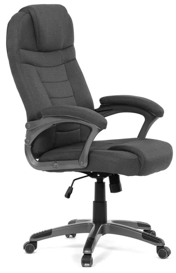 Kancelárske kreslo DEXTER — látka, sivá