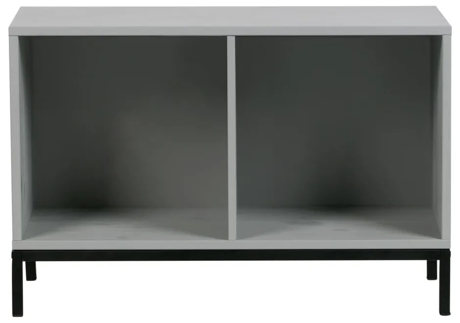 Sivá modulárna knižnica z borovicového dreva 81x41 cm Vt – vtwonen