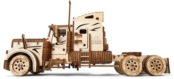 Ugears - 3D drevenené mechanické puzzle Ťahač Heavy Boy