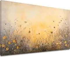 Obraz slnečnej lúky | 100% originál domaľovaný akrylom