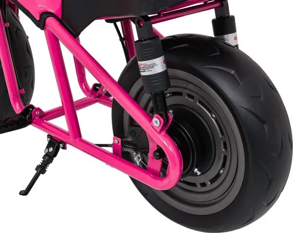 Elektrická motorka SUPERMOTO ružová