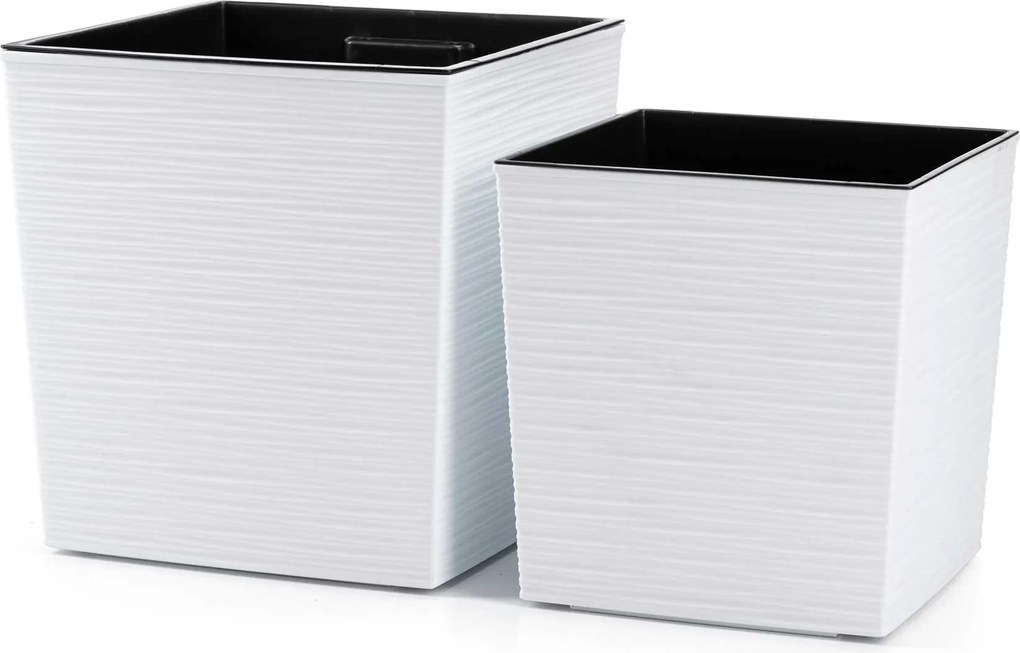 Květináč FLORE RIFLO 24,7x25,6 cm bílý