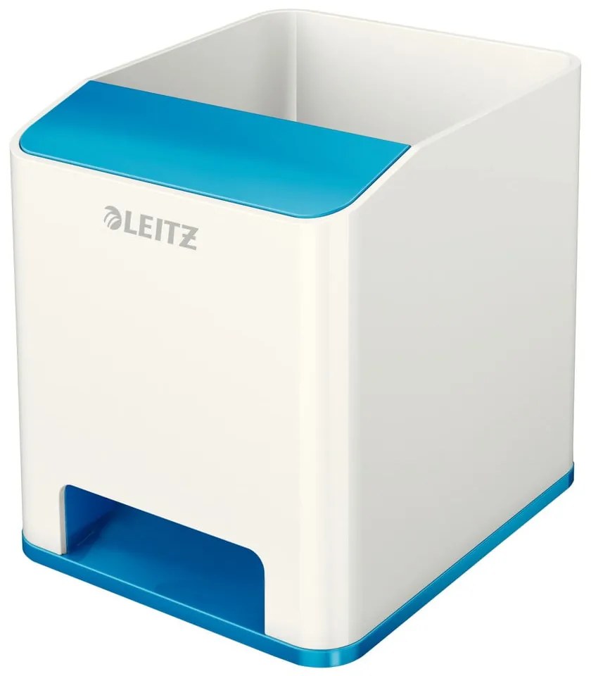 Bielo-modrý stojan na ceruzky Leitz WOW