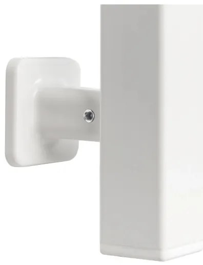 Kúpeľňový rebríkový radiátor s termostatom LARGO 432W/230V 80,6 cm IP44 biely ľavý