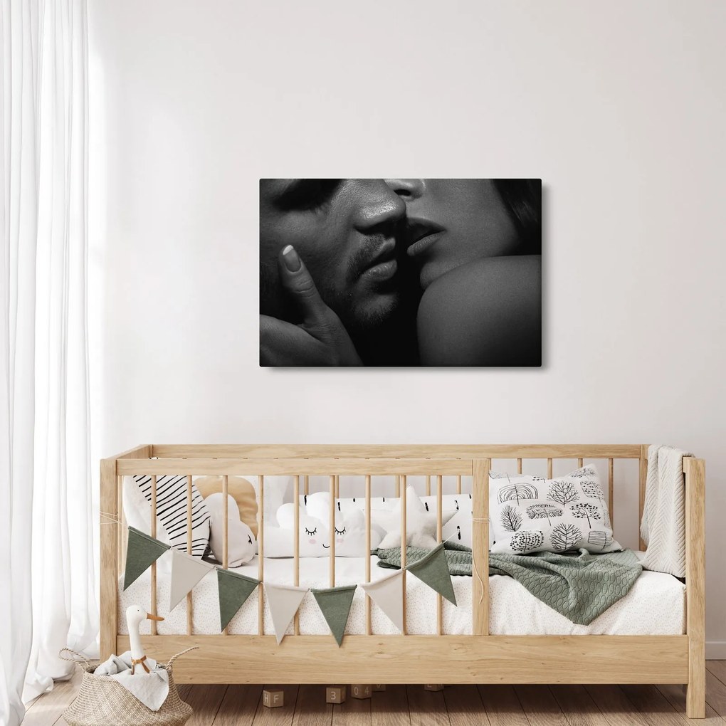 Obraz - Bozk, čiernobiela fotografia (90x60 cm)