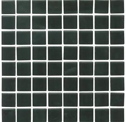 Sklenená mozaika XCM 8050 30,5x32,5 cm čierna