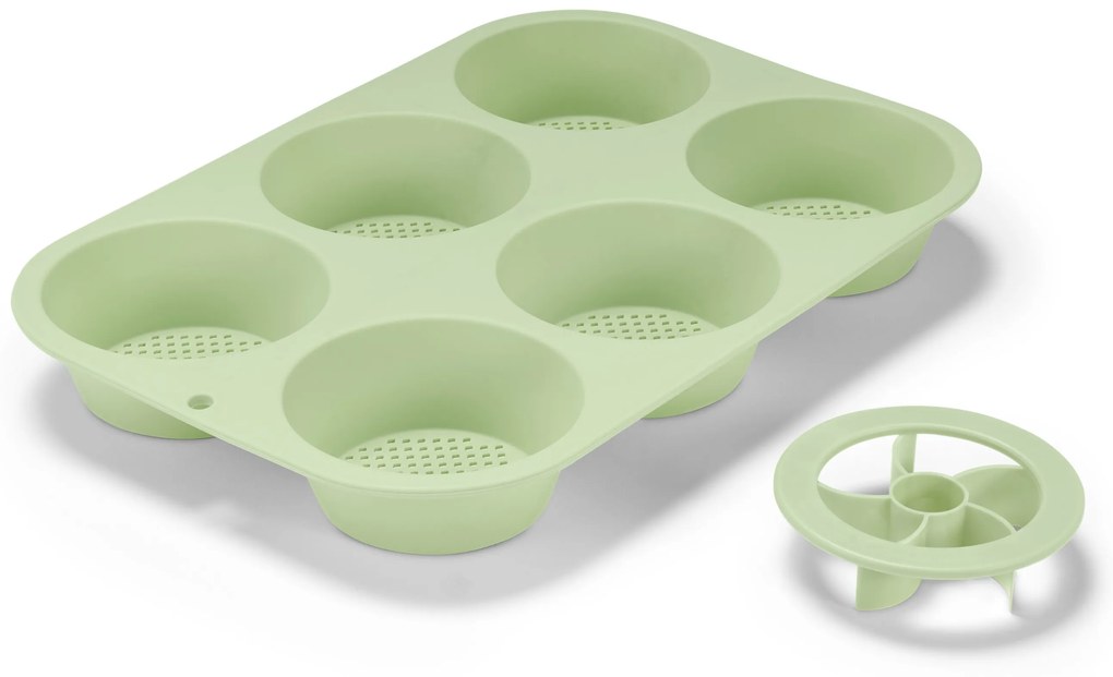 Perforovaná forma na pečenie žemlí