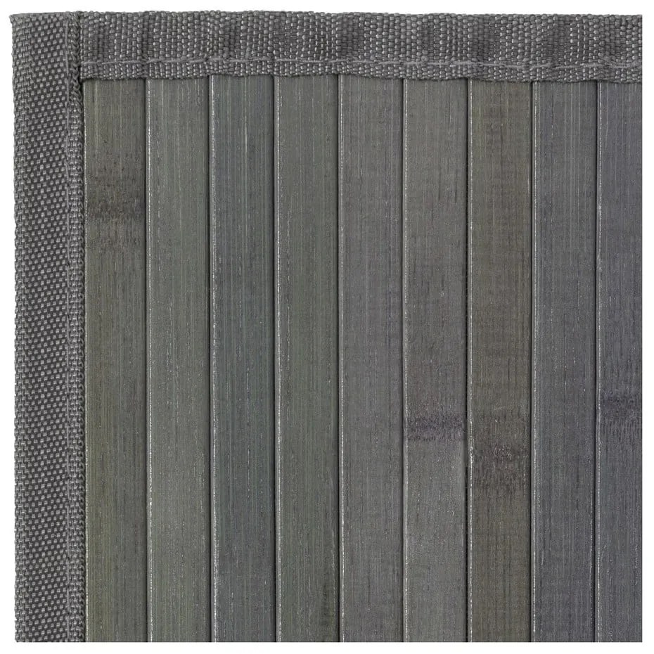 Zelený/sivý bambusový koberec 60x200 cm – Casa Selección