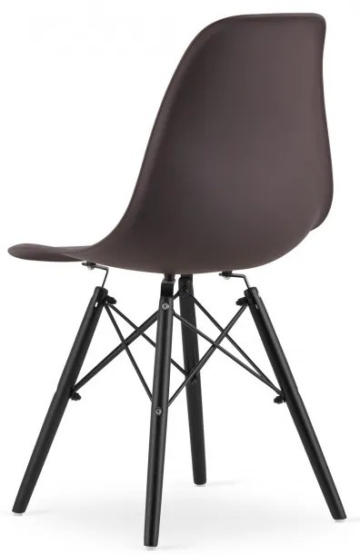 Jedálenská stolička OSAKA káva (čierne nohy)