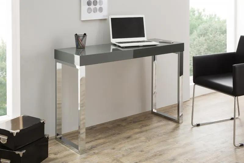 Písací stôl Desk 120cm sivá
