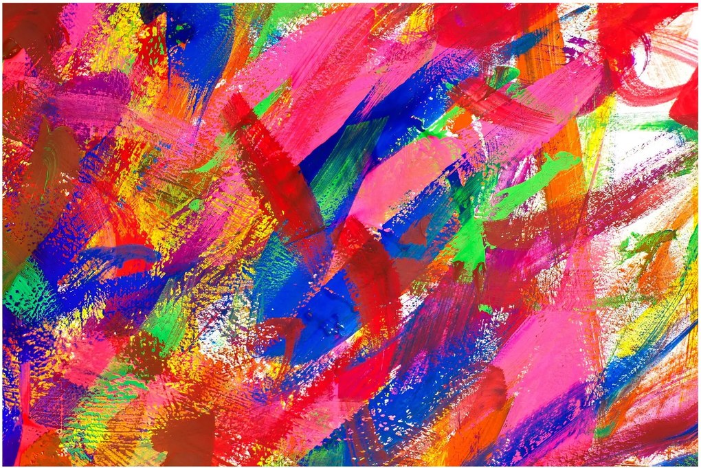 Obraz - Farebná abstrakcia (90x60 cm)
