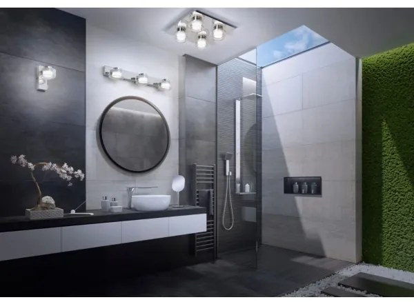 Ledvance - LED Kúpeľňové nástenné svietidlo ORBIS FLAME LED/5,5W/230V IP44 chróm