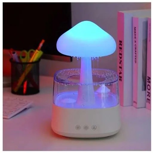 Bestent Zvlhčovač vzduchu LED lampa Dažďové kvapky
