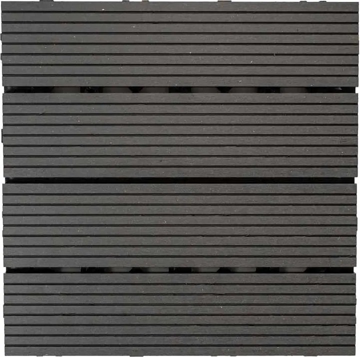 WPC dlaždica LEGI BASE 30 x 30 cm, čierna