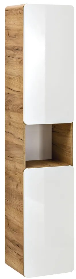 Zostava kúpeľňového nábytku BÁRA 60 cm so zrkadlovou skrinkou vr. zápustného keramického umývadla