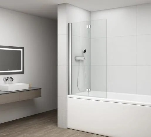 Polysan Rota vaňová zástena 150x90 cm chróm FA900