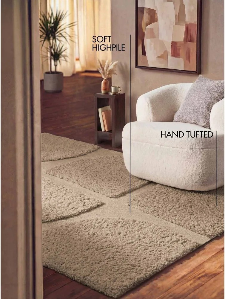 Béžový ručne tkaný koberec 160x230 cm Lambeth Jasper – Ted Baker