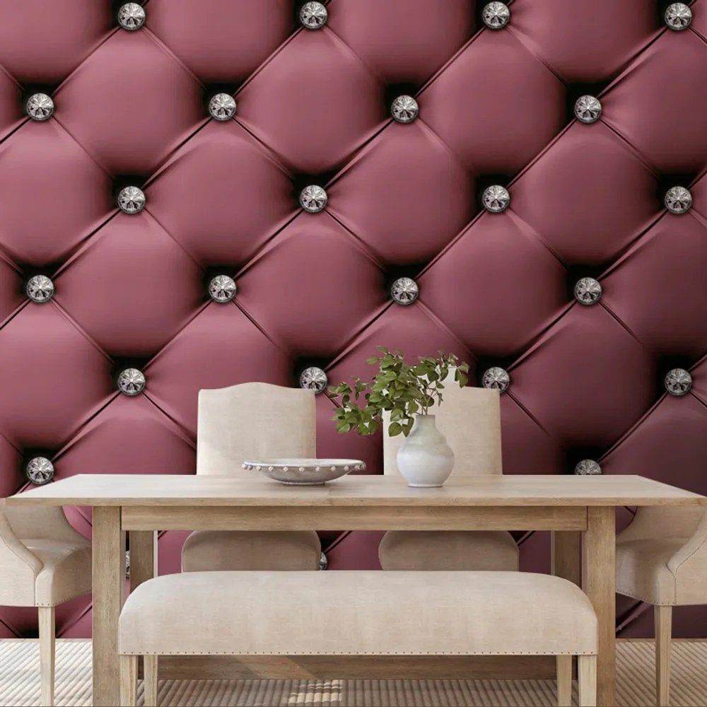 Samolepící tapeta bordó elegance kůže (2)