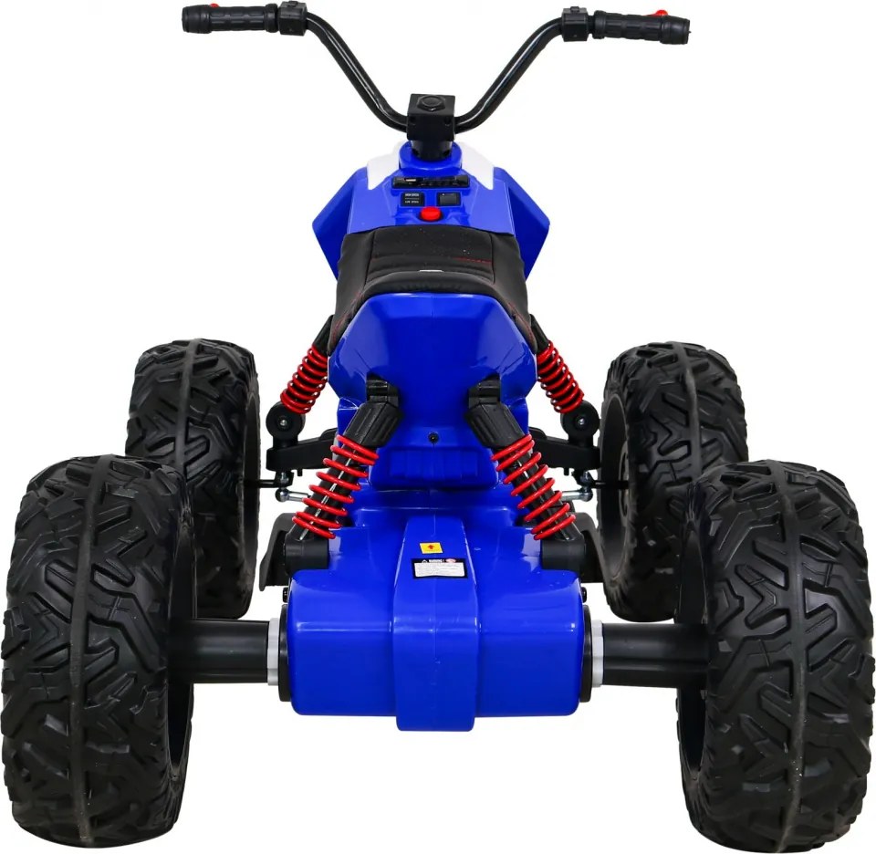 Ramiz Štvorica batérií Lucky Seven Modrá + EVA kolieska + pomalý štart + LED + MP3 USB