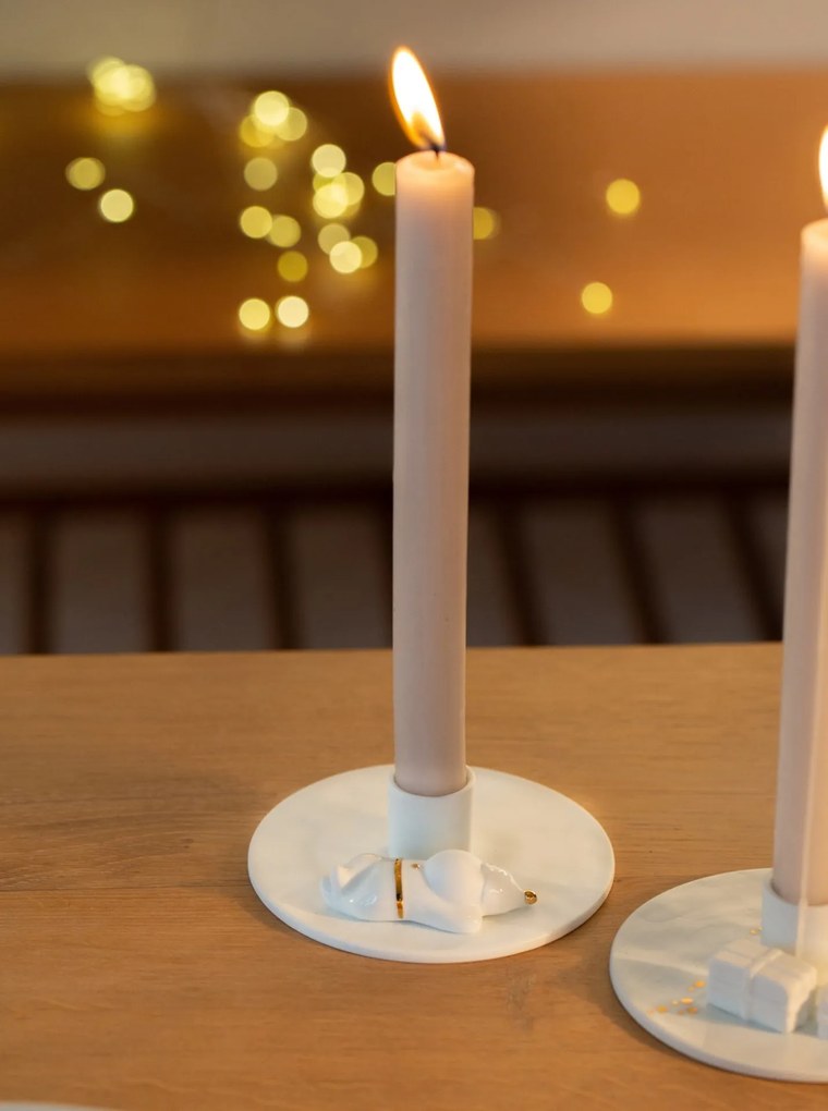 räder Porcelánový svietnik Santa Stargazing