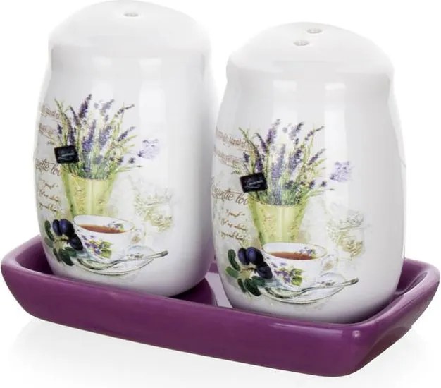 Soľnička a korenička Lavender, BANQUET