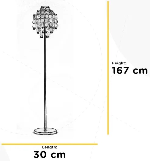 ONLI - Stojacia lampa RUBEN 2xE27/22W/230V