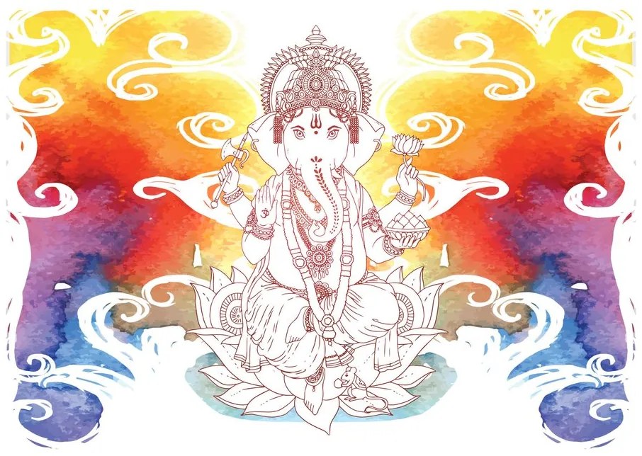 Obraz hinduistický Ganéša