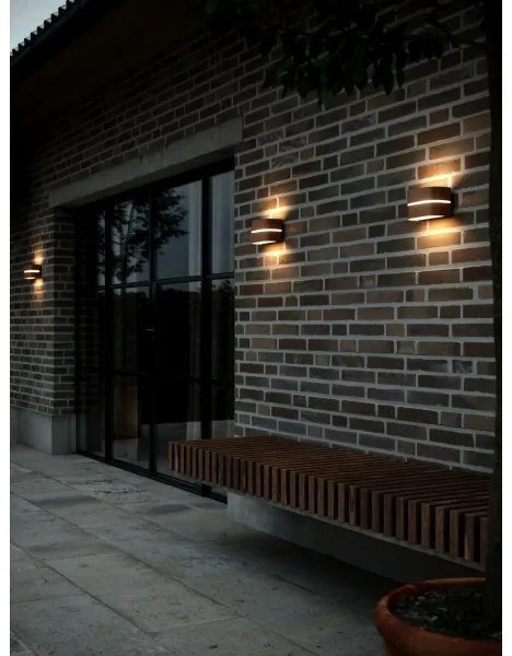 Nordlux - Vonkajšie nástenné svietidlo SIBELIS 1xE27/10W/230V IP44 hnedá